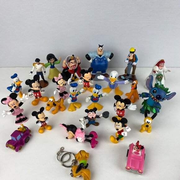 Disney Mickey Minnie Mouse Bluto Pretend Play Kids Figure Toys Variety Lot - Picture 1 of 16